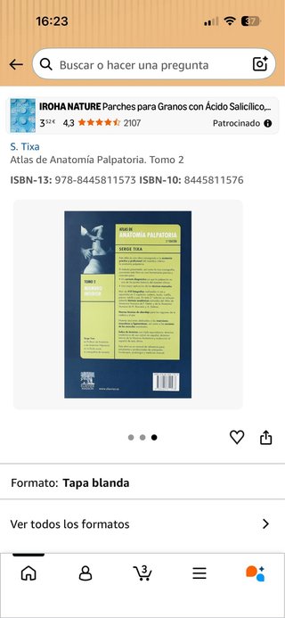 Atlas de Anatomía Palpatoria. Tomo 2