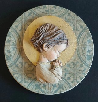 Cuadro Jesús rezando