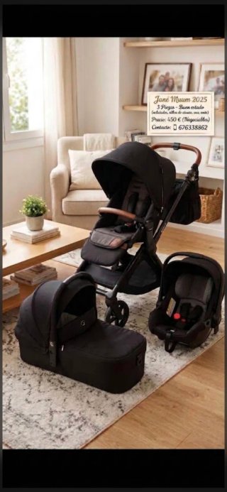 Carrello Bébé Jane Muum 2025 3 Pezzi