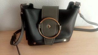 Bolso gris oscuro