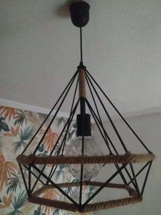 Lámpara de techo colgante diseño industrial