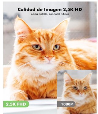 Cámara de seguridad MROWLY 4MP 5G con batería