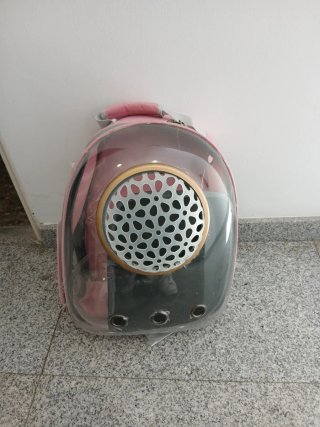 Mochila Transportín Mascotas Gato Perro Transparen
