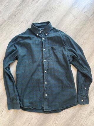 Camisa Jean Paul cuadros azul y verde