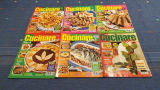 LOTTO 6 RIVISTE collana "CUCINARE BENE" (I)