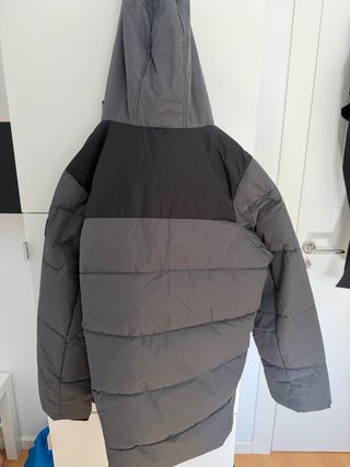 Parka/Chaquetón Reebok Gris y Negro