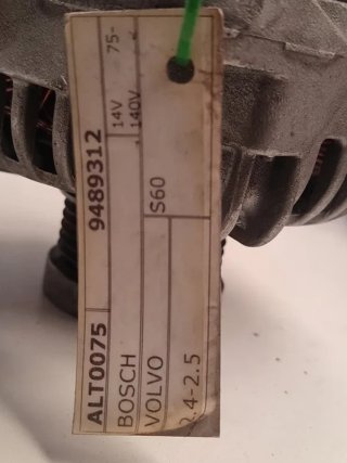 Alternador VOLVO S60 BERLINA