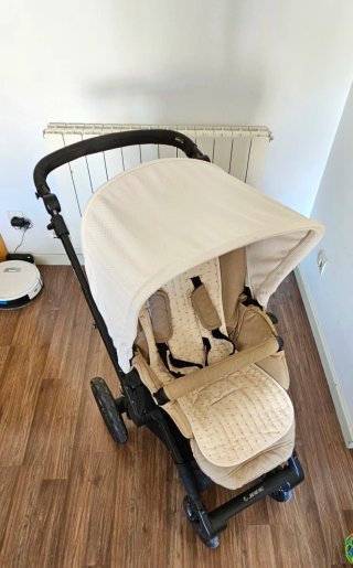 Jane Muum silla paseo,capazo y silla coche beige