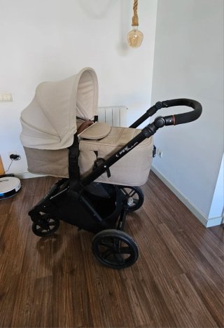 Jane Muum silla paseo,capazo y silla coche beige