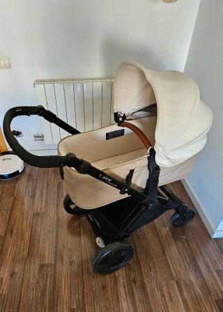 Jane Muum silla paseo,capazo y silla coche beige