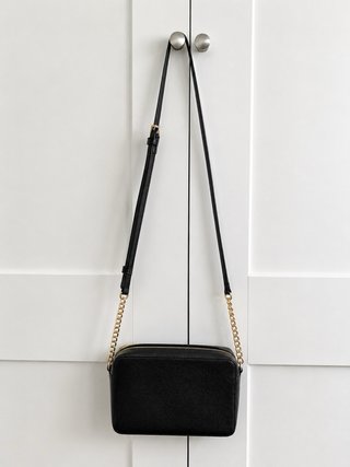 Borsa a spalla Michael Kors nera
