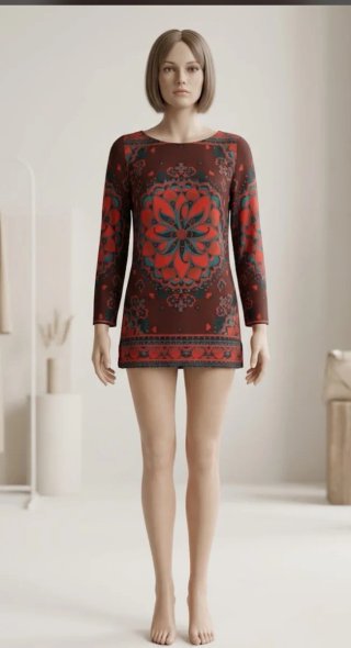 Blusa estampada seda Massimo Dutti