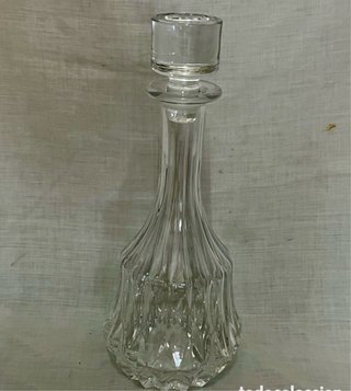Licorera Decantador Cristal Tallado Italia