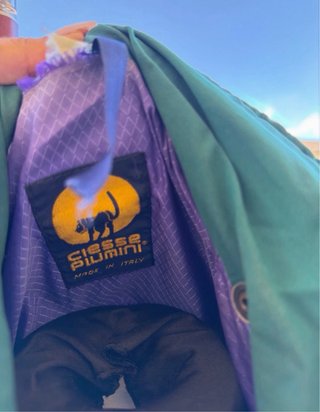 Giacca Gore-Tex Verde e Viola