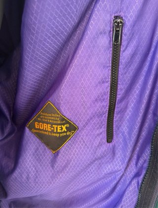 Giacca Gore-Tex Verde e Viola