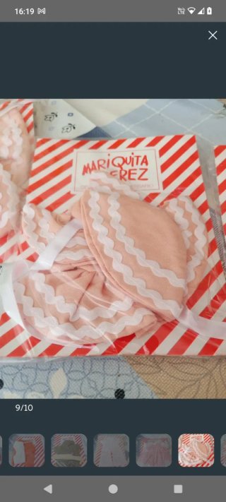 Vestido para la muñeca pequeña Mariquita Perez