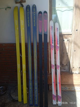 ESQUÍS (KASTLE, ELAN, ROSSIGNOL, MBS, OLVIN)