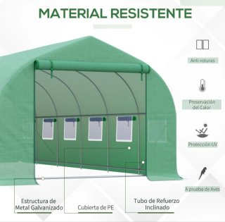 Invernadero de tunel exterior  6x3x2