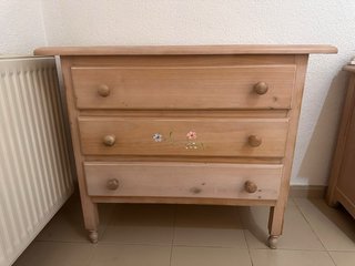 Muebles infantiles de madera de pino