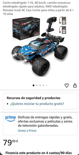 Camión RC 1:16 40 km/h Off-Road