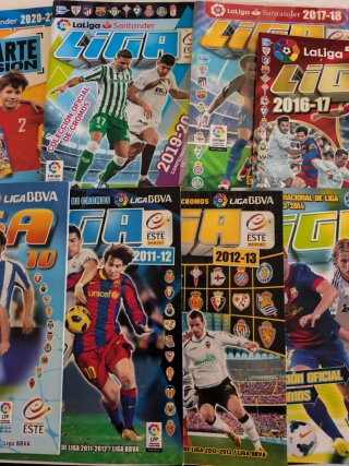 Colección Álbumes Cromos LaLiga Santander