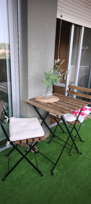 Mesa y 2 Sillas Terraza IKEA