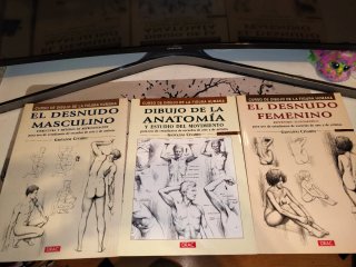 Dibujo de la anatomía y estudio del movimiento