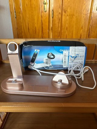 Base multicarga reloj auriculares movil