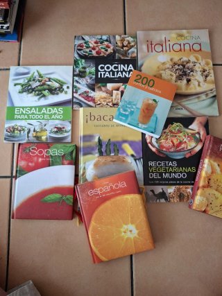 Lote libros de cocina