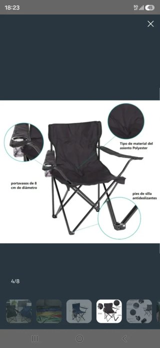 Lote Tienda Campaña y Sillas Plegables