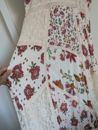 Vestido Longo Boho Chic Floral Natura L