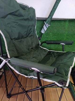 Costway Silla de camping con sombrilla ajustable