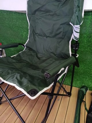 Costway Silla de camping con sombrilla ajustable