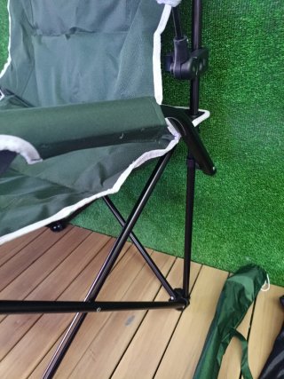 Costway Silla de camping con sombrilla ajustable