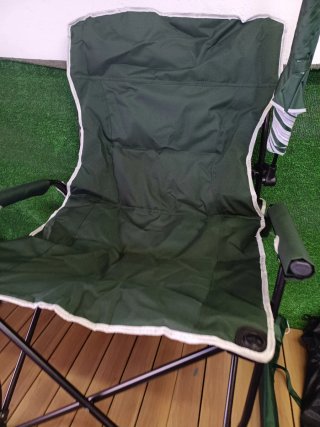 Costway Silla de camping con sombrilla ajustable