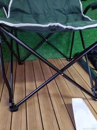 Costway Silla de camping con sombrilla ajustable