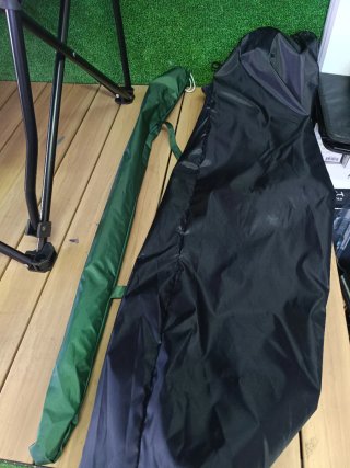Costway Silla de camping con sombrilla ajustable