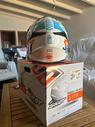 Casco Shot Talla XS Azul/Blanco/Naranja