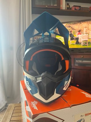 Casco Shot Talla XS Azul/Blanco/Naranja
