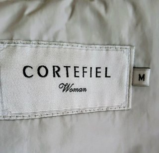 Parka Cortefiel Blanca Talla M