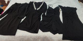 Lote de vestidos de fiesta negros