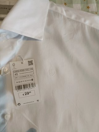 Camisa Álvaro Moreno Blanca Talla XL