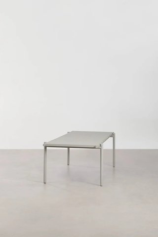 Mesa Comedor Tossa Acero Blanca 235x105 cm Sklum