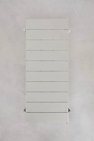 Mesa Comedor Tossa Acero Blanca 235x105 cm Sklum
