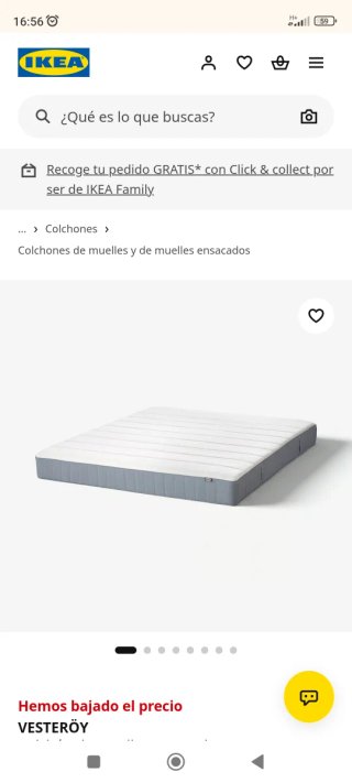 Colchón IKEA 140x200