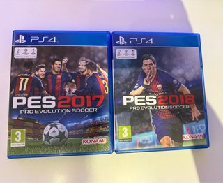 Pack PES 2017 + PES 2018 PS4 Pro Evolution Soccer