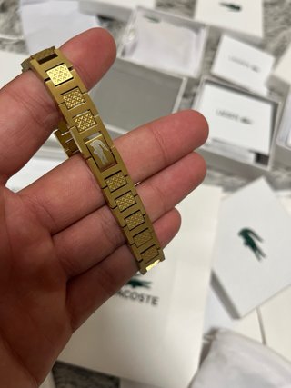 Pulsera Lacoste Dorada