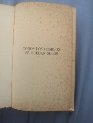 Todos los hombres se quedan solos (edición 1970)