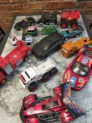 Lote de coches de juguete para piezas