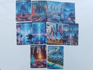 Mtg dual lands full set fun made Lex alters
